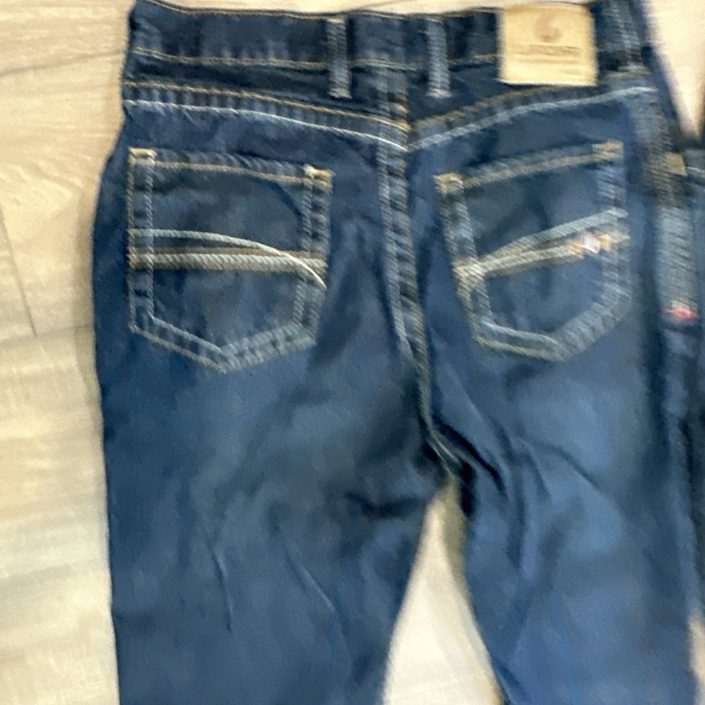 2 Lot Lapco FR Men Jeans 31x36 Blue Denim Straight Leg Flame Resistant 2112 CAT2 - Picture 7 of 8